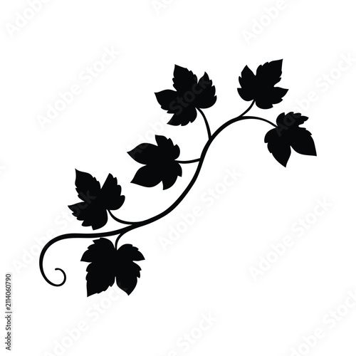 Border corner grapes vector illustrations