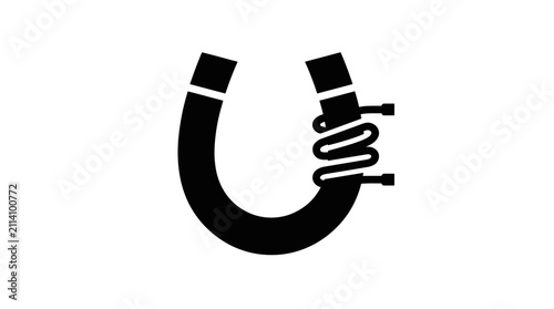 Cuadro en lienzo Electromagnet Icon Vector Illustration