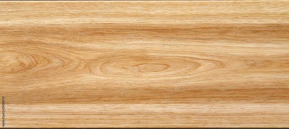 Naklejka premium Close-up view of a light brown wood grain pattern with visible swirls and lines
