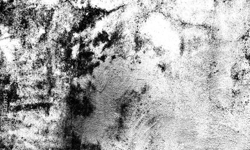 Quadro su tela Grungy concrete wall texture with dark distressed stains and weathered surface p