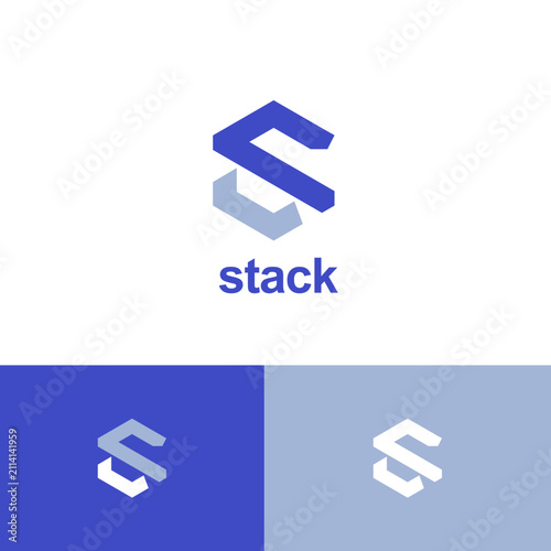 Abstract Modern Letter S Logo Design Template