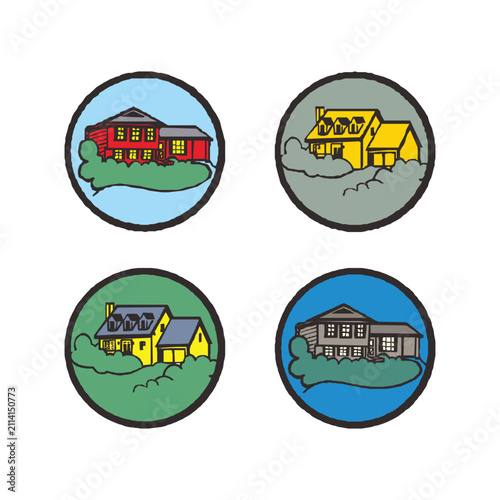 Make a Professional Icon House Stock Vector