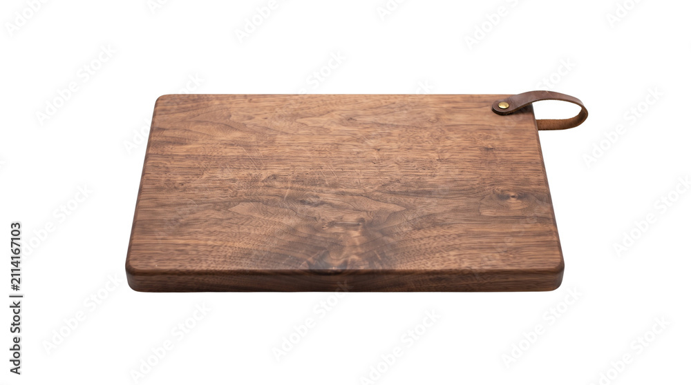 Fototapeta premium Kitchen cutting board isolated on transparent background 