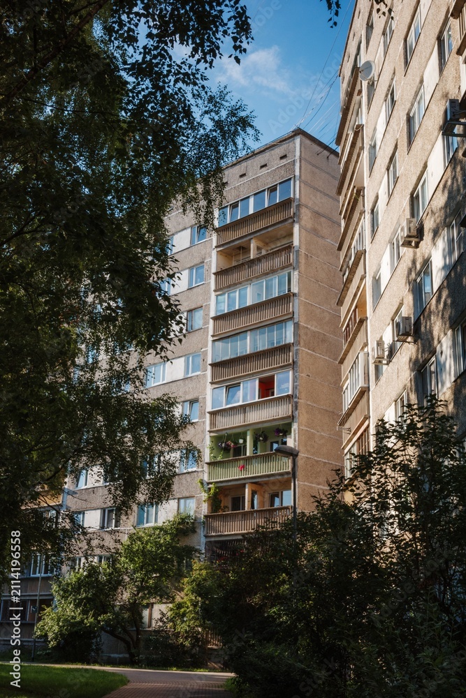 Fototapeta premium Eastern European housing