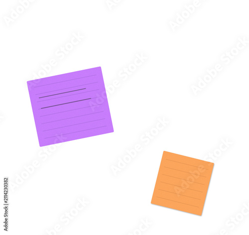 Two simple geometric shapes isolated on background
