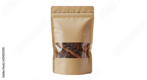 Coffee bag with spice mix