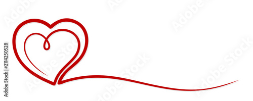 The symbol of a red stylized heart.
