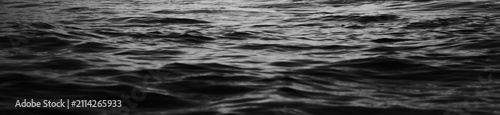 Photography Black water sea wave