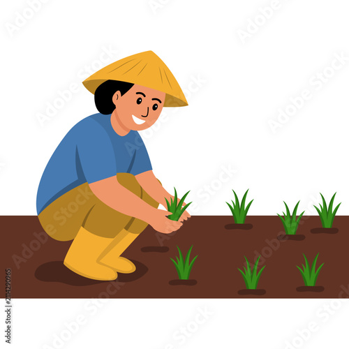 World Farmer  Day Illustration
