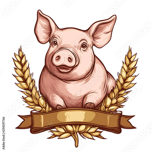 Pig and pork products collection