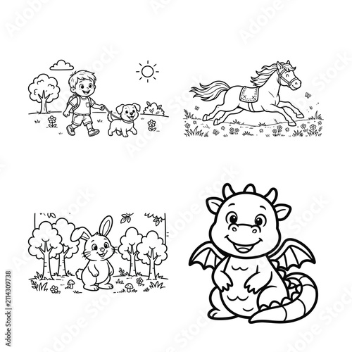 Set of black cloud icons with upload and download arrows for web and mobile interface design