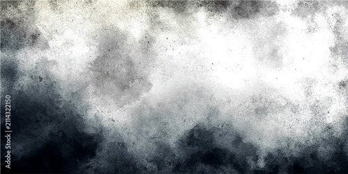 Foto Dark and moody watercolor texture background with dramatic lighting effect