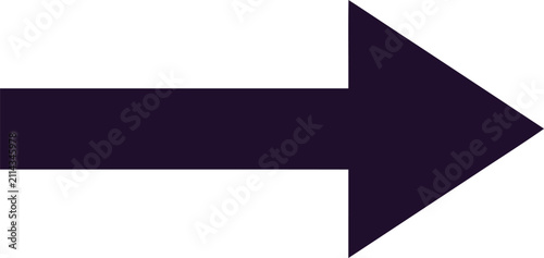 Foto Dark Purple Upward Arrow Symbol Against White Background with Subtle Gradient fo