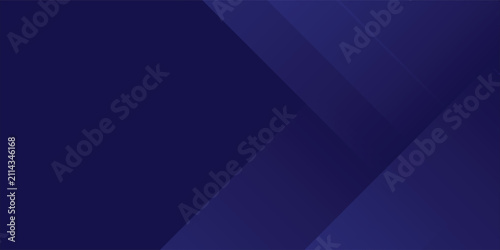 Abstract dark blue vector background with modern overlapping geometric diagonal shapes for business presentation banner web design