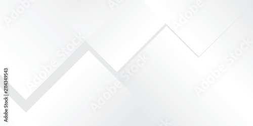 Bild auf Leinwand Abstract pure white vector background with subtle geometric overlapping squares