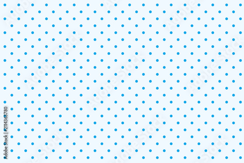 Картината върху платно Blue polka dot pattern on light blue background