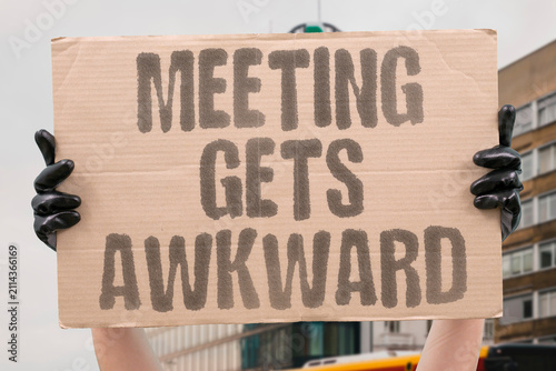 фотографія "Meeting Gets Awkward" Unresolved friction leaks into the room