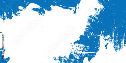 Deep blue and white grunge texture background featuring distressed paint strokes for creative graphic design work