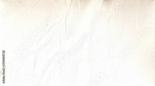 Crinkled textured paper surface with subtle light variations during a bright studio session isolated on transparent background