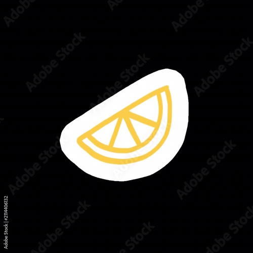 Lemon Slice Icon Animation