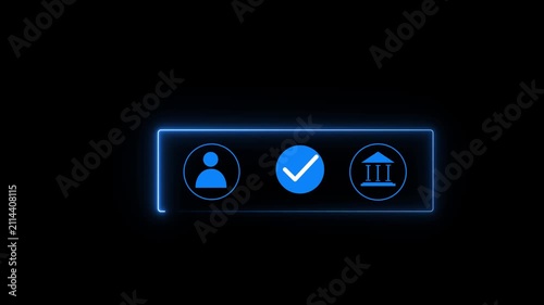 Mobile banking payment successful on tablet with stylus and secure money transfer black background.