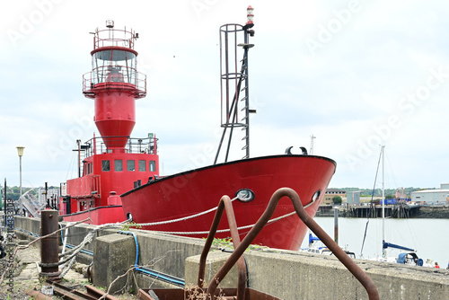 Red (Lightvessel) lighthouse ship that was made in 1963 and retired in 2008. 