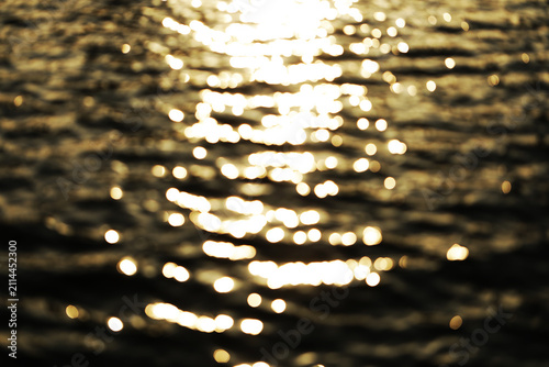 golden sea lights. Sun. Background. Vacation. Travel. Nature. Photo. 