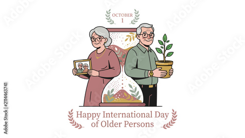 Bild auf Leinwand Senior Couple Celebrating Life's Journey