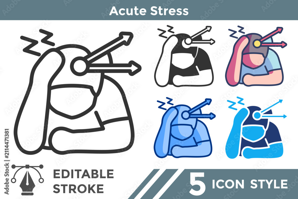 Naklejka premium Acute Stress