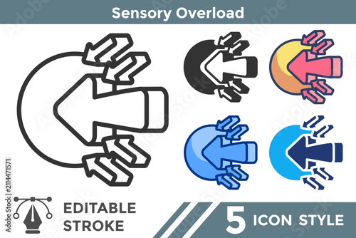 Canvastavla Sensory Overload