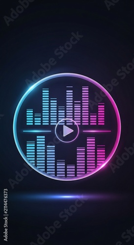 Neon Pulse: Digital Beatwave Spectrum