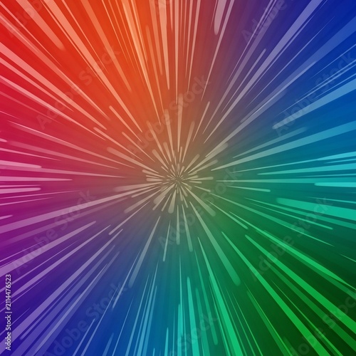 Chromatic Burst: A Radiant Explosion of Color