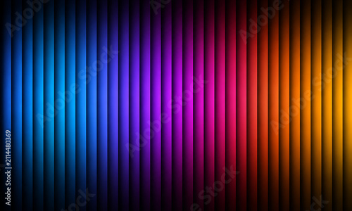 Abstract Colorful Vertical Stripes Background with Rainbow Gradient Effect