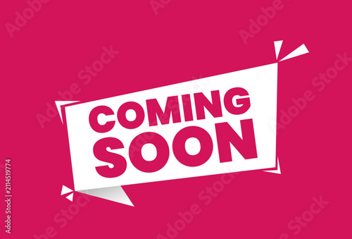 modern coming soon poster with stay tuned message