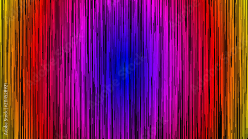 Abstract Colorful Vertical Lines Background With Rainbow Gradient Digital Rain Effect