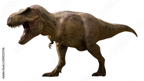 Bild auf Leinwand Tyrannosaurus Rex dinosaur roaring with mouth open