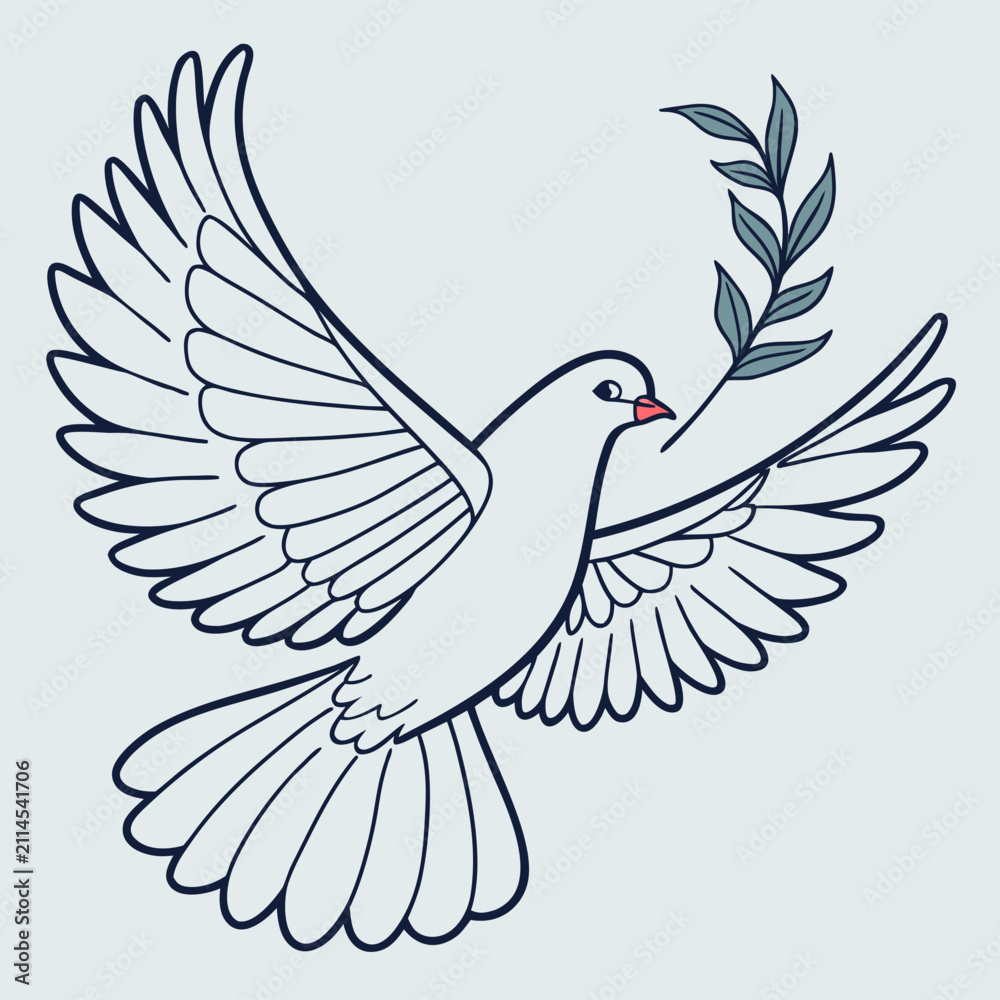 Fototapeta premium dove of peace