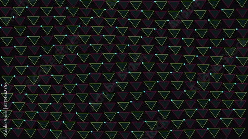 Abstract geometric mesh pattern motion background video