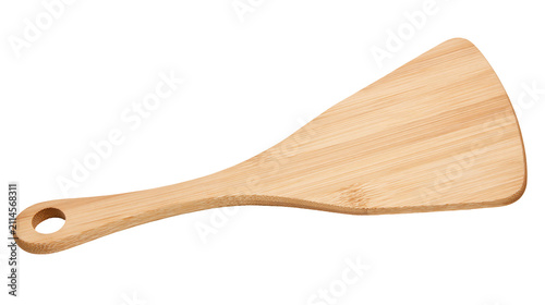 Фотография Bamboo kitchen spatula with hanging hole