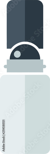 Roll-on Deodorant Bottle Flat Icon