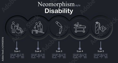 Foto Disability set icon