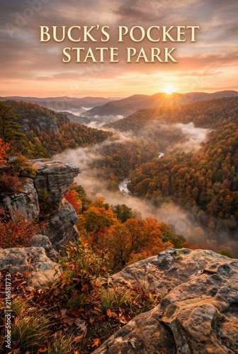 Experience the Majestic Beauty of Buck's Pocket State Park in Autumn