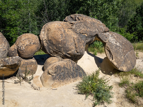 фотографія Ulmet Concretions named Trovants, Buzau County, Romania