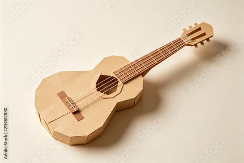 Origami Musical Instruments Illustration