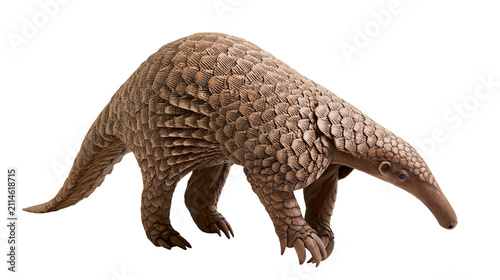 Konstfotografi Pangolin animal with scaly textured skin and long snout