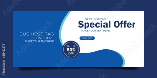 New arrival banner social media post design for fashion banner