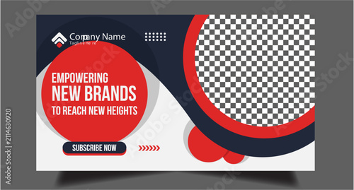 video cover template thumbnail template design for  videos video thumbnail