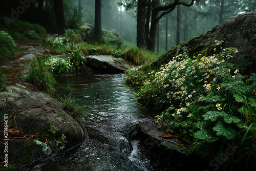 Natural landscape background