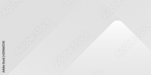 background design with diagonal line pattern in grey colour. Vector white horizontal template for business banner, formal invitation backdrop, luxury.