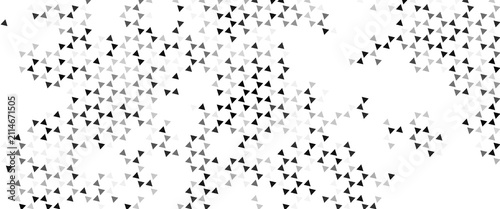 Foto Fading triangle halftone gradient texture